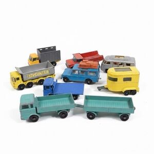 Antique Colourful Diecast Dinky Car Truck Toy Vehicle Set 1960s Made in England